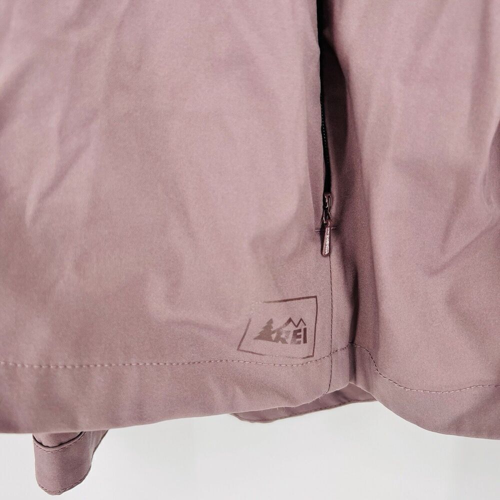 REI Co-op Purple Pleated Full Zip Jacket Women’s Size Large - Picture 2 of 4